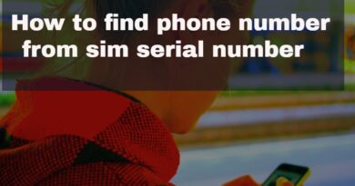 How to find phone number from sim serial number
