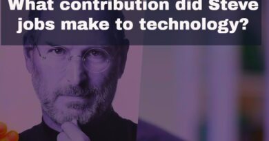 What contribution did Steve jobs make to technology