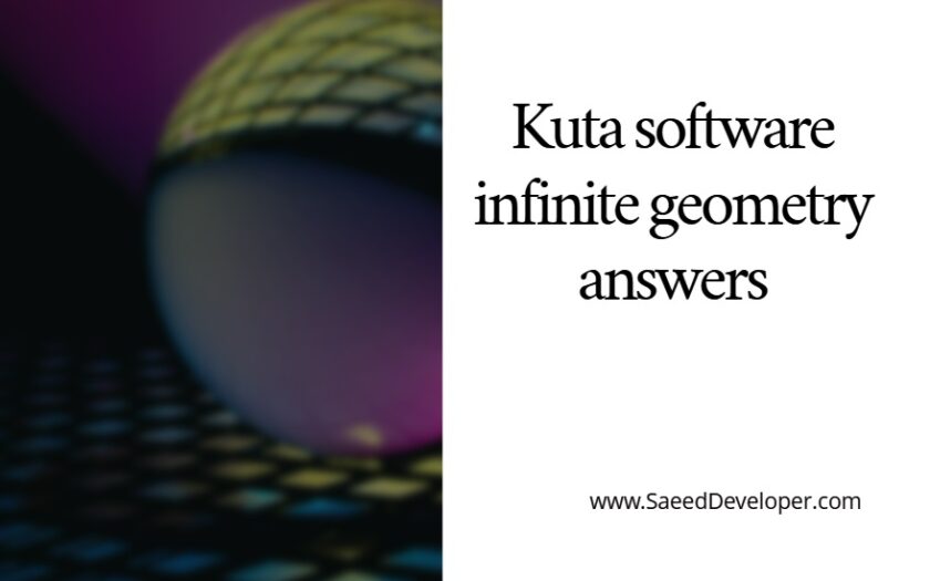 Kuta software infinite geometry answers