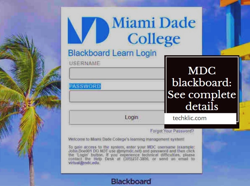 MDC blackboard